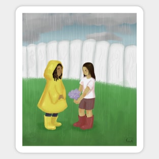 Rainy Day Romance Sticker